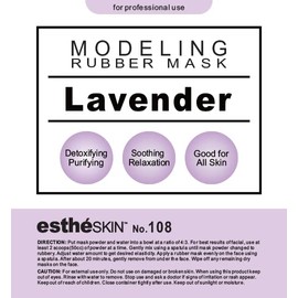 estheSKIN No.108 Lavender Modeling Mask Powder for Professional Facial Treatment, 35 Oz. (2 pack)