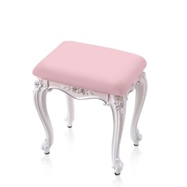 Bivxisrvo Pink 2pcs Rectangle Stool Covers Stretch with Elastic Bar Stool Chair Covers Rectangle Vanity Chair Covers Slipcover Washable Stretch Barstool Covers with Elastic Bands