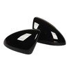 Akozon 2pcs Glossy Black Rearview Mirror Replacement for Chevy 2017?2019
