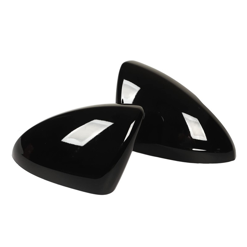 Akozon 2pcs Glossy Black Rearview Mirror Replacement for Chevy 2017?2019