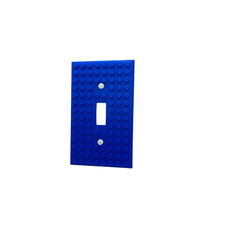Designz3D Brick Wall Plate, Single Toggle Light Switch Cover for