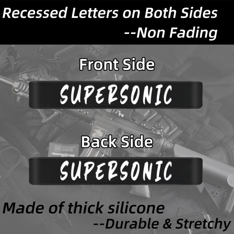 12 Pack Magsaddle Supersonic Magazine Marking Bands Supersonic Ammo Caliber