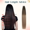 XDhair Tape in Extensions Human Hair 18 Inch 50g Balayage