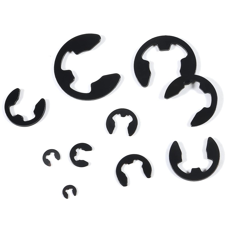 DIANN 120pcs E-Clip Assortment Kit E-Clip External Retaining Ring Assortment
