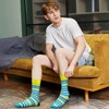 Fasefunn Men's Colourful Patterned Funny Socks Crew Novelty Cotton Socks