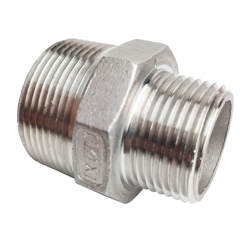 1-1/4" x 1" Male Hex Nipple Threaded Reducer Connector Pipe