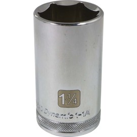 Dynamic Tools 1/2-Inch Drive 6 Point SAE, 1-1/4-Inch