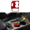X AUTOHAUX ABS Gear Shift Knob Button Cover for Jeep