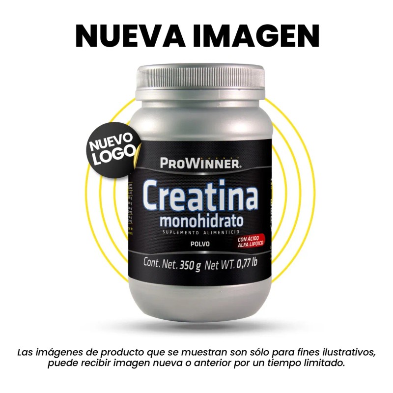 Creatina Monohidrato En Polvo 350g Prowinner Sabor Natural