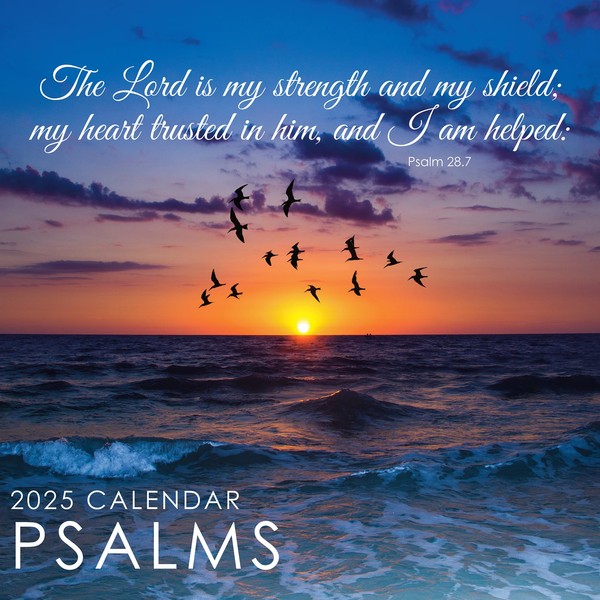 2025 Psalms - 12" x 12" Square Hanging Wall Planner
