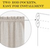NICETOWN Door Curtains, 25 x 72 inch Long 100% Blackout
