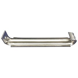 Double Rib (100) 6" Aluminum Hanger No Clip for K-Style Gutters.