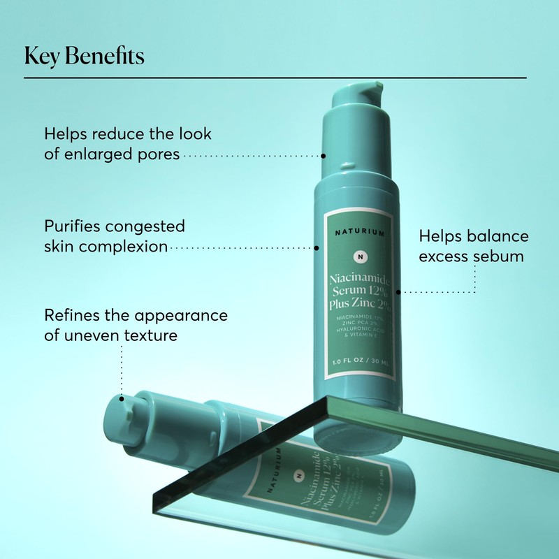 Naturium Naturium Niacinamide Face Serum 12% Plus Zinc 2%, Anti-Aging,