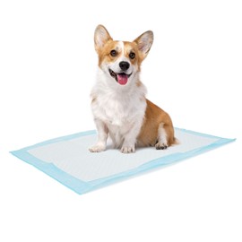 Bolux Dog and Puppy Training Pads, 13”×18” Disposable Dog Pee Pads, 100/Counts Ultra Absorbent & Leak-Proof Pet Underpads, Dry Quickly Pee Pad for Dog Cats Rabbits or Other House Training Pet