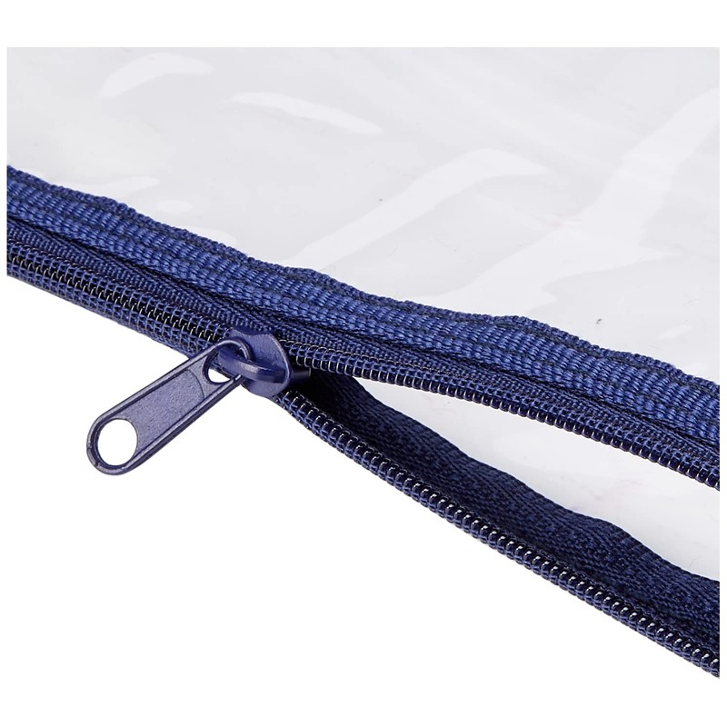 Helix Oxford 13 inch Clear Pencil Case