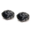 Pack of 2 Fur Wind Protection for Microphone, Fur Microphone