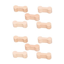 WANGCL 10 Pieces Wooden Railway Track Connectors, Wooden Railway Track Accessories, Compatible with Most Large Wooden Railway Sets