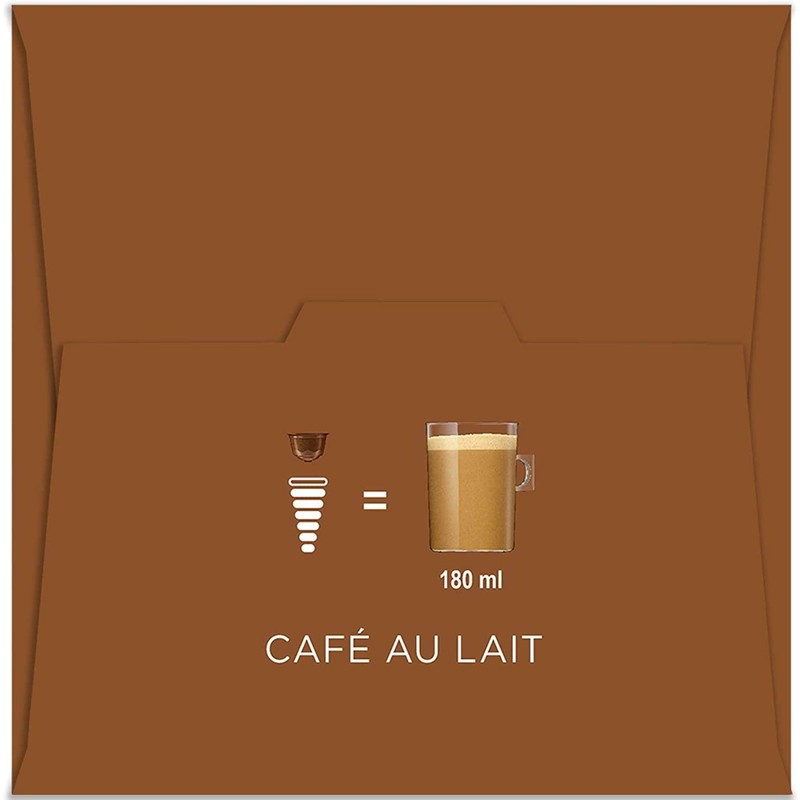 NESCAFÉ Dolce Gusto Cafe au Lait Coffee Pods Capsules, 16