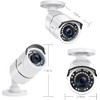 ZOSI 2.0MP 1080p Security Camera 4-in-1 TVI/CVI/AHD/CVBS Surveillance Bullet Camera,120ft