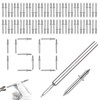 150 PCS Skirting Board Nails – Double-Ended No-Drill Nail Kit