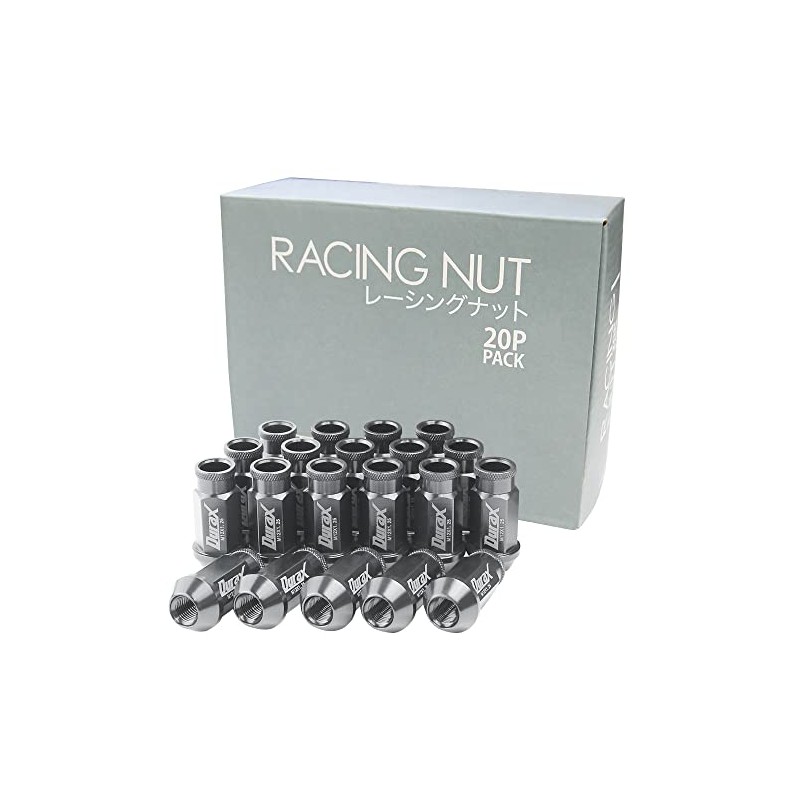 Durax Lightweight Aluminum Wheel Nuts Racing Nuts M12 P1.5 Through
