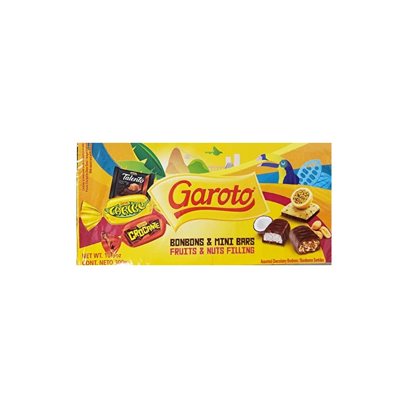 Garoto Bombons Sortidos- Assorted Bonbons 14.1oz Pack of 3