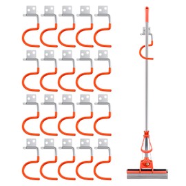 MEYAGOT Garden Tool Holder, Pack of 20 Broom Holders, Tool Hooks, Garage Hooks, Wall Hooks, Wall Hooks, Garden Tools for Garage, Tool Shed, Basement, Storage Room, Garden