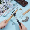 BENECREAT 6Pcs Ring Sizer Measuring Tools, Including Ring Sizer Gauge,