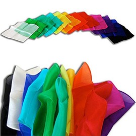 Magic Makers Colored Silks, Professional Grade