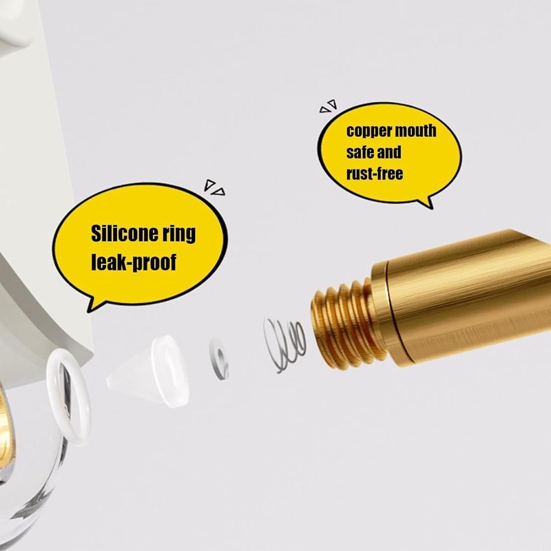 AIMALL Parrot Drinking Bottle 450ml Automatic Bird Feeder Transparent Water