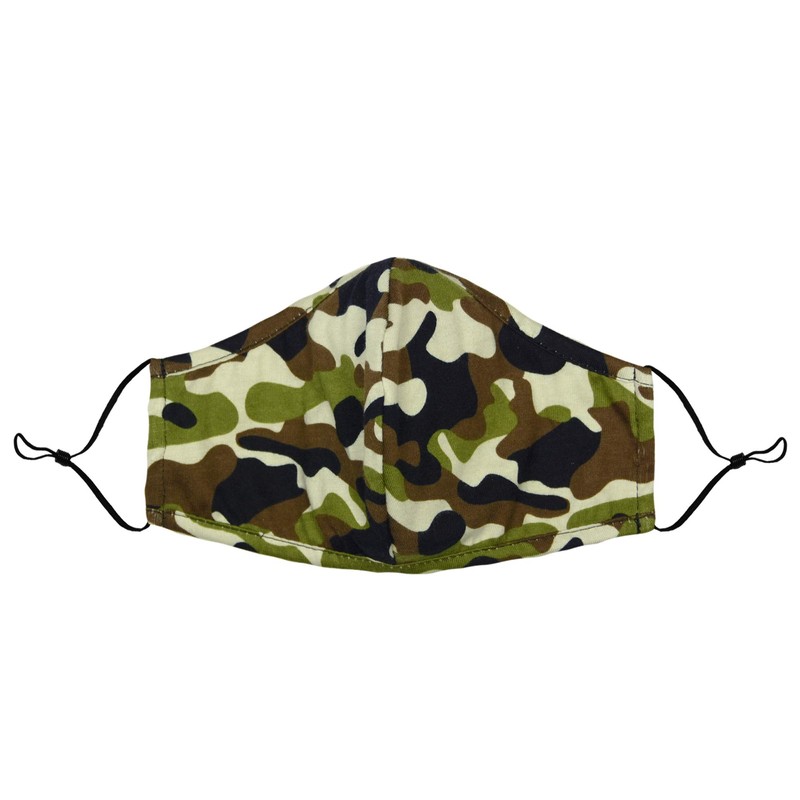 DALIX Kids Camouflage Cotton Face Mask Camo Reuseable Made in