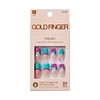 GoldFinger 24 Pcs Press On Nails, Long Square Fake Nails,