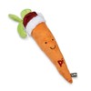 Petface Christmas Festive Fun Plush Carrot Dog Toy, Large