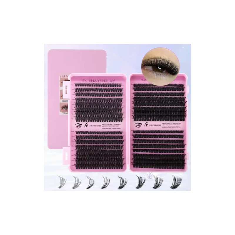 Kit Pestañas Maquillaje Diy Extension 8-16mm 10d20d30d40d