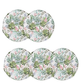 Sourdough Starter Jar Cloth Covers,Succulent Pink Flower Herbs Heat Preservation to Increase Fermentation Cover for Bread Rising Sourdough Bread Proofing Cover（5 Pack）