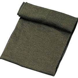 Genuine US Army GI Military 100% Warm Winter Wool Scarf, US Made (Olive Drab Green)