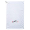 Style In Print Golf Towel Dog Schnauzer Lifeline Cotton Bag