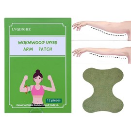 LVQINGHE Mugwort Patch,Wormwood Patch,Natural Mugwort Arm and Leg Patches for Women and Men12pcs