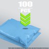Amiff Pack of 100 Blue Poly Mailers 7.5 x 10.5