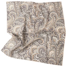 Prettystern Silk Cotton Scarf 65/65 cm Women Men Summer Spring Silk Scarf Silk Scarf, SC09