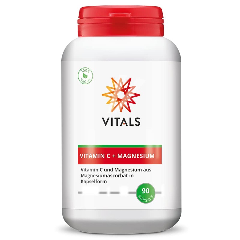 Vitals - Vitamin C buffered with magnesium from magnesium ascorbate,