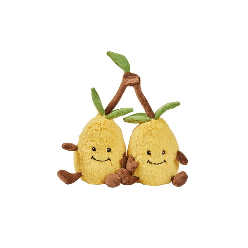 Warmies Hugging Lemons Microwavable Weighted Teddy with French Lavender Scent,