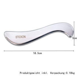 Tansozer Gua Sha Stainless Steel Massage Tool IASTM Tools for Mobilizing Chopping and Reducing Muscle Pain Style 3