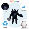 wiztex Titan Speaker Man and Camera Man Cuddly Toys -