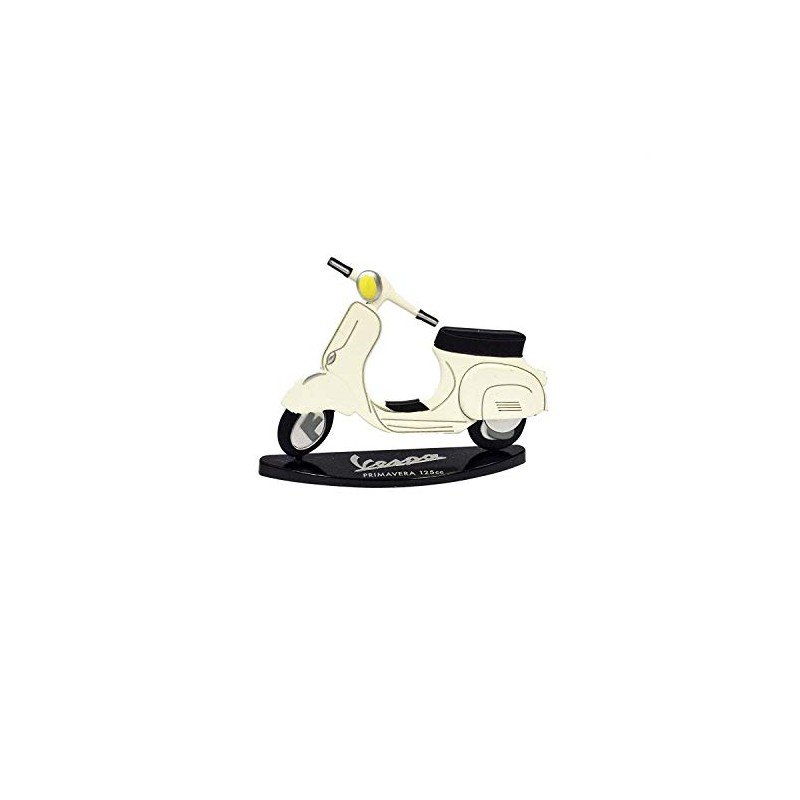Vespa vpmo51 Model Plate Spring 125, Metal, Cream, 7 x