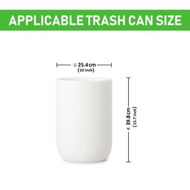 JENCENBIO Compostable Bin Liners & 100% Biodegradable, 20L, 25% Extra Thick, Organic Waste Bags for Clean Disposal, BPI ASTM D6400 and OK Compost Home Certified