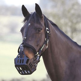 GREENGUARD Grazing Muzzle, Black, Cob