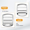 PATIKIL Ladder Lock Buckle Slider 20mm, 4 Pack Zinc Alloy