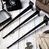 Oudain 12" Slatwall Shelf Bracket with Lip Heavy Duty Slat