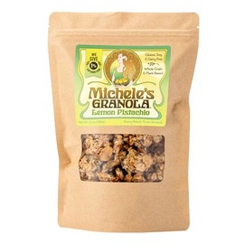 Michele's Granola - Lemon Pistachio - Handmade Non-GMO Whole Grain Oats - Free of Gluten, Soy, Wheat, & Dairy